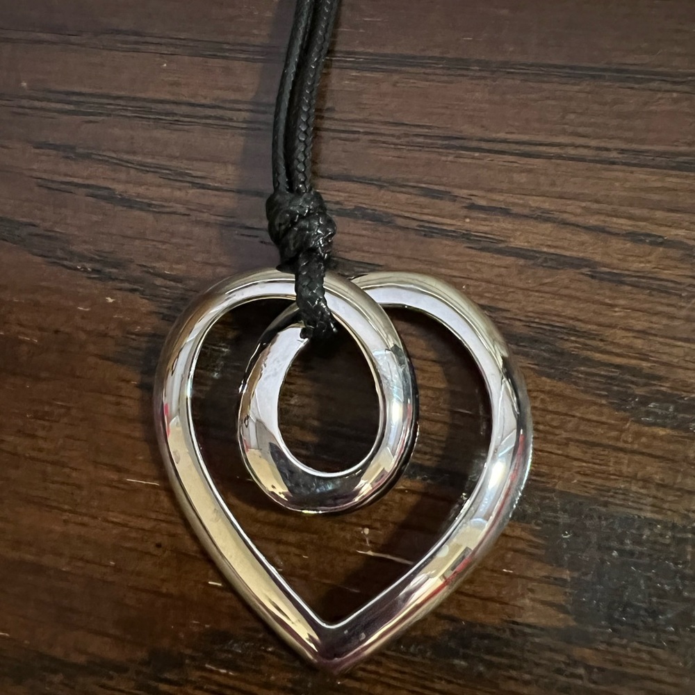 Silver Heart Necklace - Picture 3 of 4